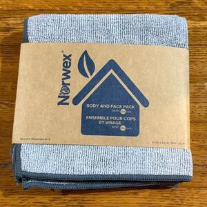 Norwex Face and Body Cloths Set of 3 NWT